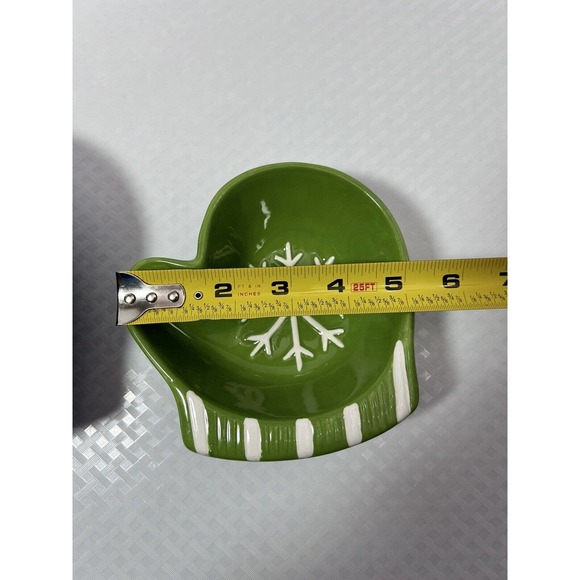 2 Vintage BW Boston Warehouse Christmas Mitten Nesting Serving BOWLS - Picture 13 of 13